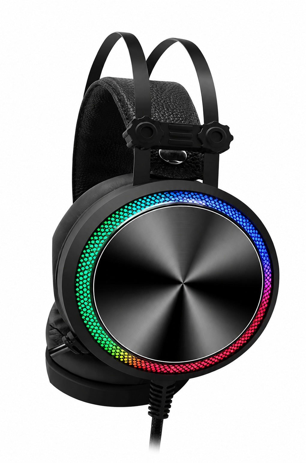 RGB Gaming Headset – Wired Stereo Headphones with RGB Lights,