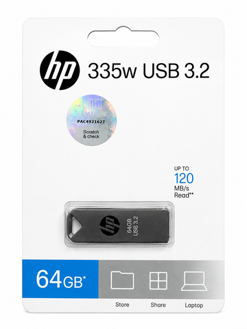 HP 335w USB 3.2 Flash Drive – 64GB